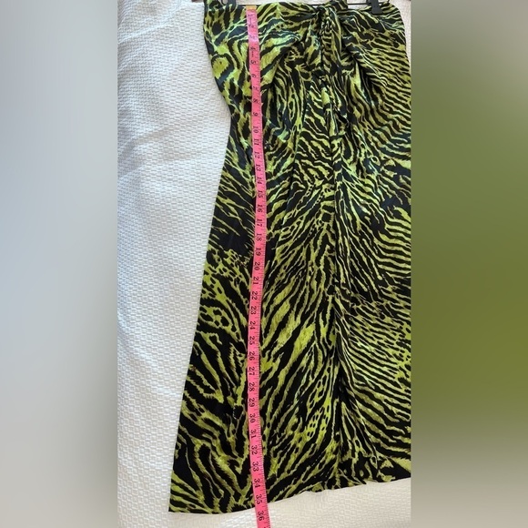 GANNI Green Printed Skirt - Picture 10 of 16